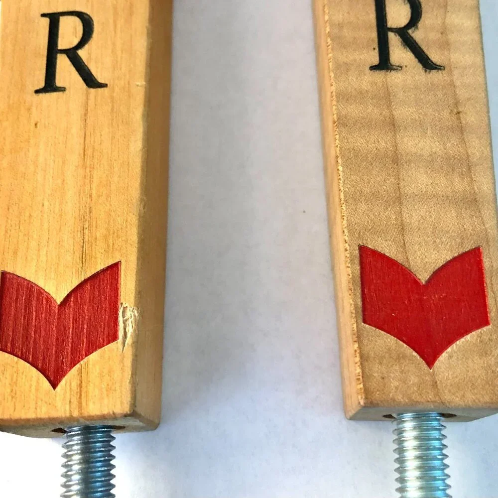 Lot of 2 Migration‎ Brewing Beer Tap Handles Portland Oregon Wood
